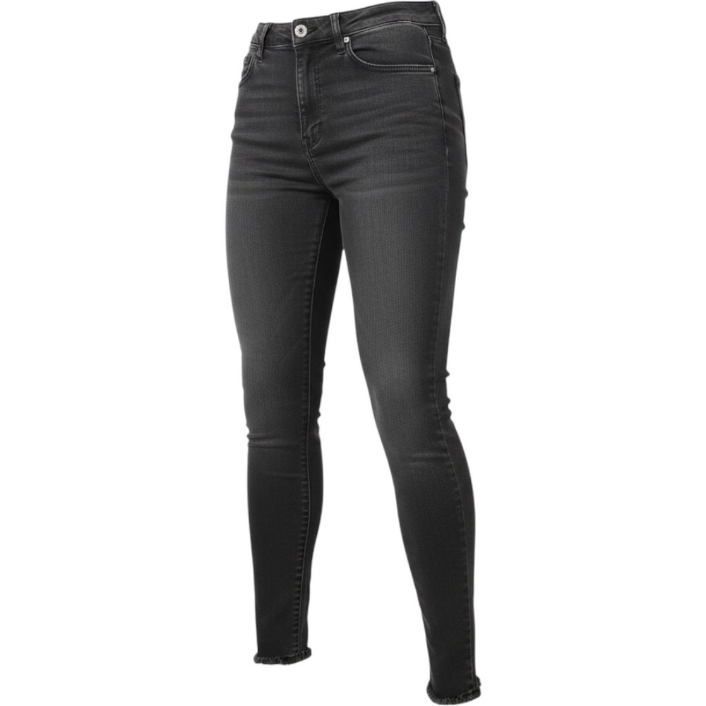 Frank & Eileen Sligo Skinny Jeans Womens 25 Charcoal Grey Excellent Raw Hem